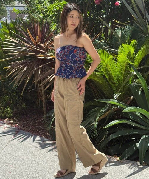 「BANANA REPUBLIC FACTORY STORE」 カーゴパンツ M ベージュ レディース_画像5