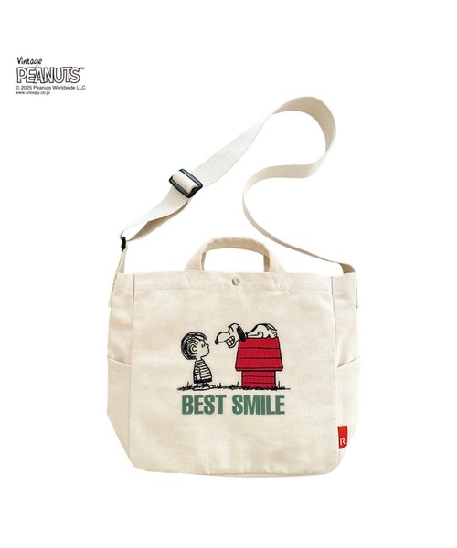 「Vintage PEANUTS」 2WAYバッグ FREE ベージュ レディース_画像2
