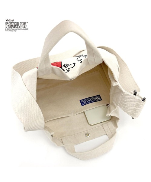 「Vintage PEANUTS」 2WAYバッグ FREE ベージュ レディース_画像8