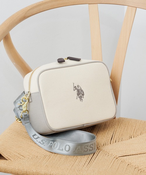 「U.S. POLO ASSN.」 ショルダーバッグ FREE ホワイト系その他2 レディース