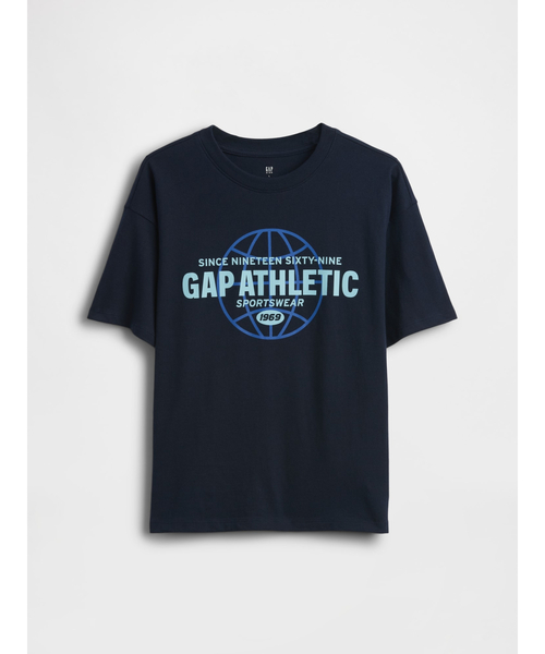 GAP（ギャップ） tシャツ リラックスフィット GAPロゴTシャツ (キッズ 