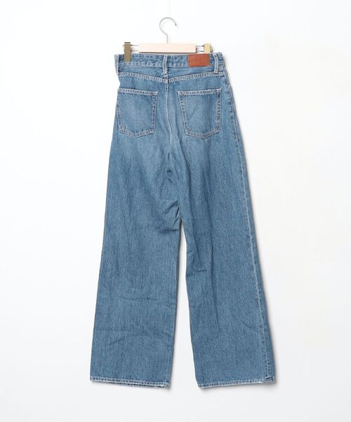 「EVRIS」 デニムパンツ MEDIUM インディゴブルー レディースの画像