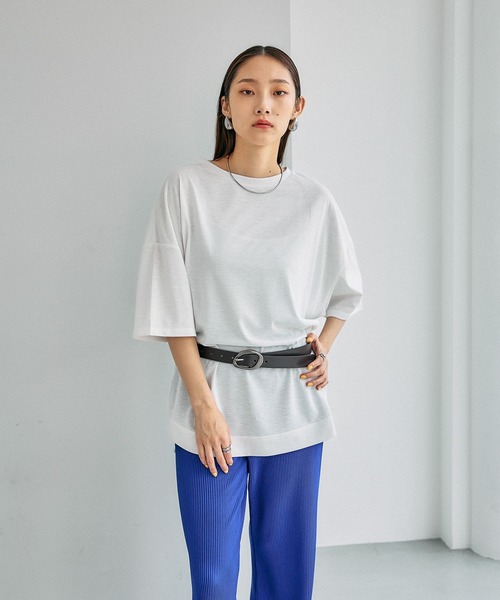 LEPSIM（レプシィム） tシャツ 半袖 「スグッカワ」ラウンドBIGT