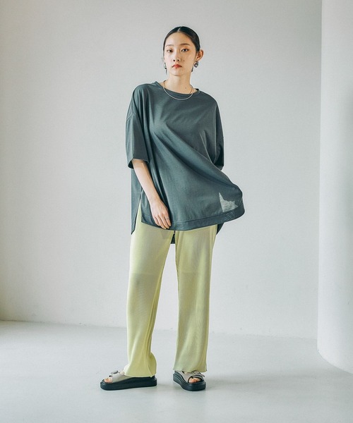 LEPSIM（レプシィム） tシャツ 半袖 「スグッカワ」ラウンドBIGT