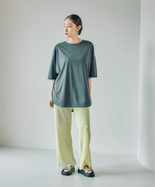 LEPSIM（レプシィム） tシャツ 半袖 「スグッカワ」ラウンドBIGT