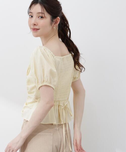 ブラウス シャツ 「加藤栞さん着用」「ａ」パフスリーブドロストブラウス / 1216119402 レディースの画像