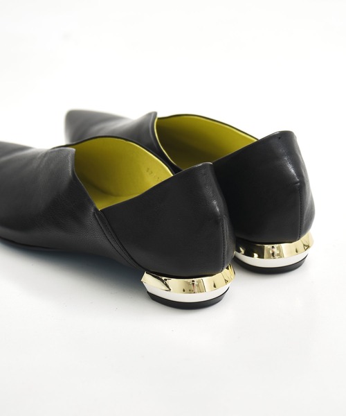 MANA ムートン・パンプス 40 MANA（マナ） パンプス 「MANA/マナ」pointed toe flat shoes/ポイン
