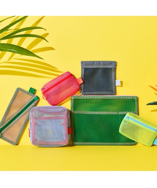 ●シンス　【完売品】 フラットポーチ　(大) MARK'S（マークス） ポーチ メッシュコレクション フラットポーチ・A5
