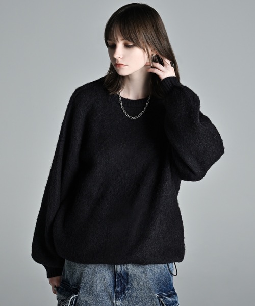 「ADRER」 長袖ニット SMALL ブルー メンズ_画像5