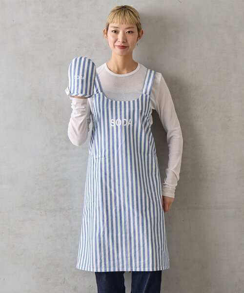 BIRTHDAY BAR（バースデイバー） エプロン STRIPE COTTONギフトセット