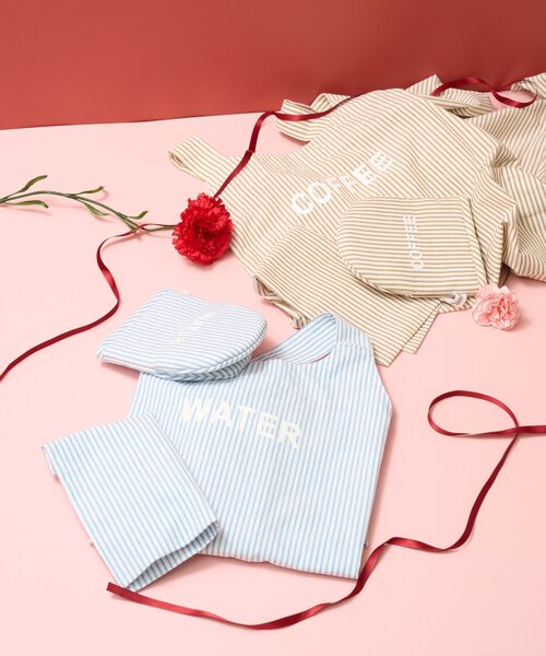 BIRTHDAY BAR（バースデイバー） エプロン STRIPE COTTONギフトセット