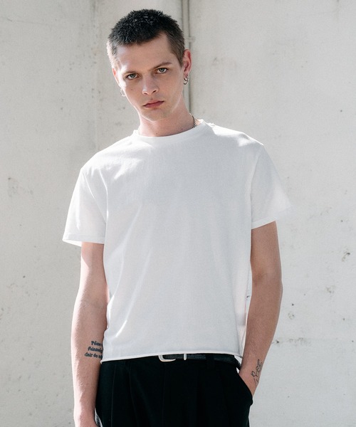 Regen Glanz tシャツ roll-edge essential box T-shirt / ロールエッジ