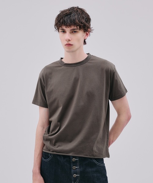 Regen Glanz tシャツ roll-edge essential box T-shirt / ロールエッジ
