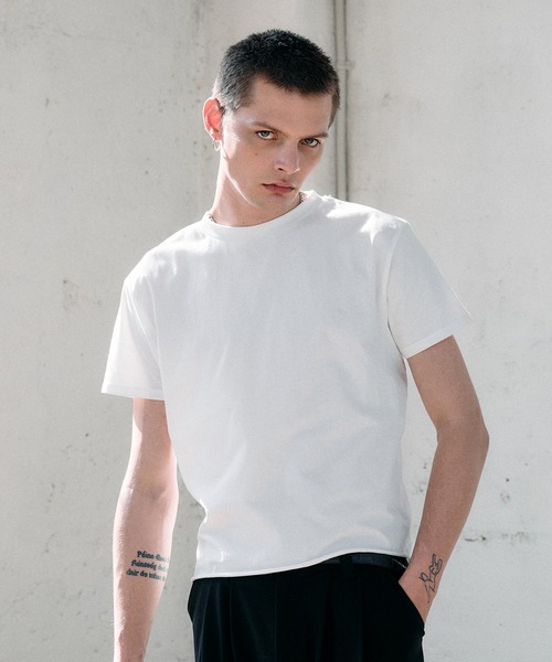 Regen Glanz tシャツ roll-edge essential box T-shirt / ロールエッジ