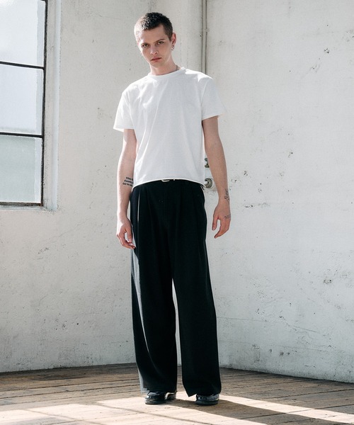 Regen Glanz tシャツ roll-edge essential box T-shirt / ロールエッジ