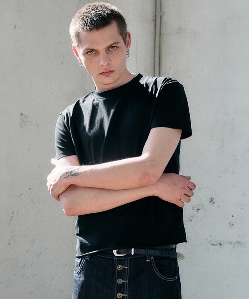 Regen Glanz tシャツ roll-edge essential box T-shirt / ロールエッジ