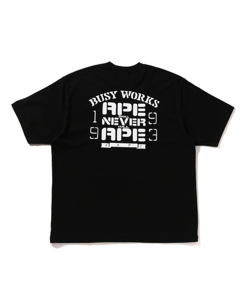 【A BATHING APE】半袖 Tシャツ 160cm A BATHING APE（アベイシングエイプ） 半袖Tシャツ X-LARGE オレンジ