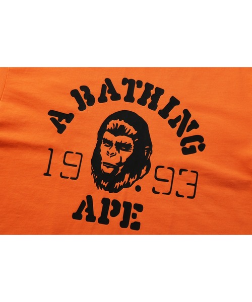A BATHING APE（アベイシングエイプ） 半袖Tシャツ X-LARGE オレンジ
