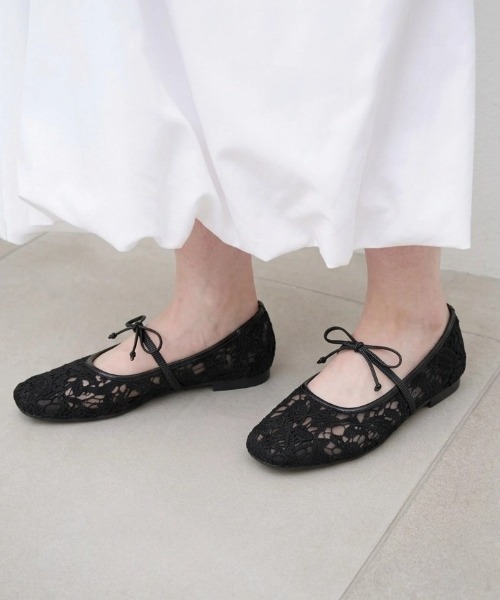 Launa lea（ラウナレア） バレエシューズ パンプス 「26春夏」フラワー