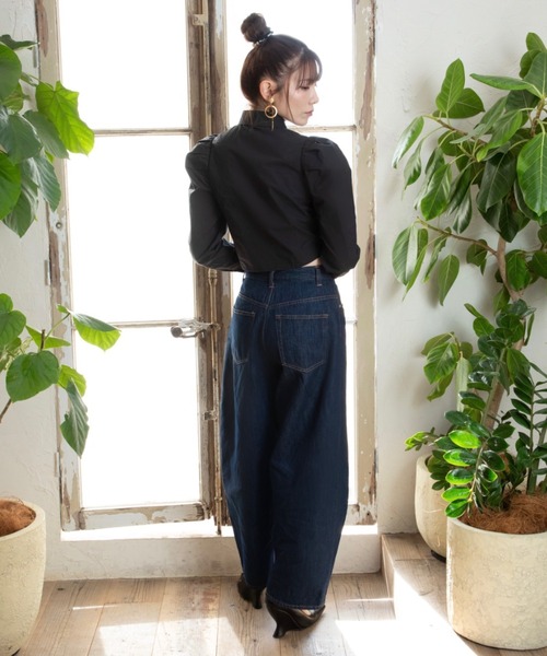 「L.H.P」 長袖シャツ M ブラック レディース_画像5