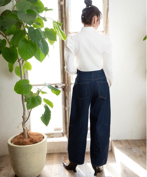「L.H.P」 長袖シャツ M ブラック レディース_画像7