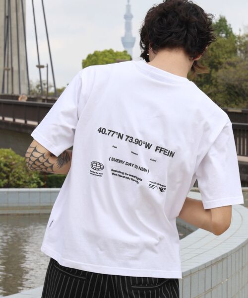 「FFEIN」 半袖Tシャツ SMALL ホワイト メンズ_画像9