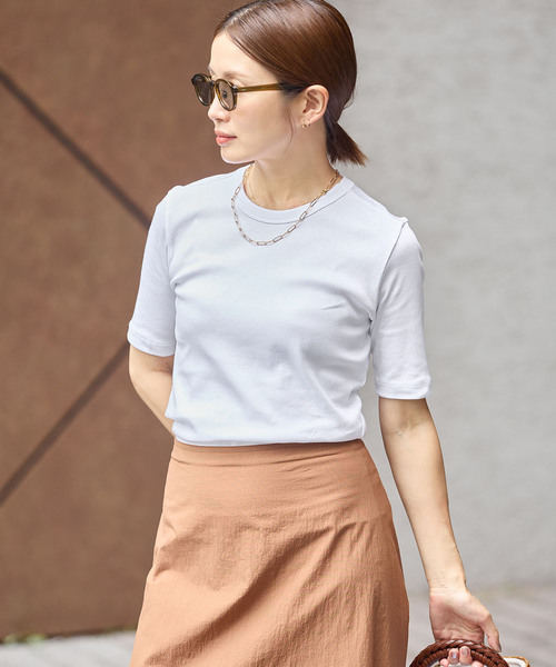 IENA（イエナ） tシャツ 半袖 オーガニックフライスTシャツ レディース