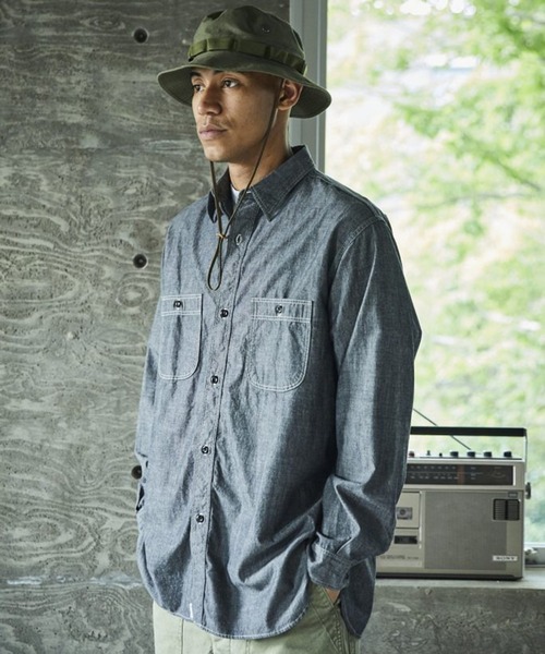 orSlow（オアスロウ） シャツ 「orSlow」RELAX FIT BLACK CHAMBRAY
