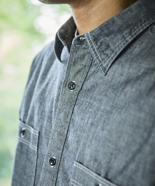 orSlow（オアスロウ） シャツ 「orSlow」RELAX FIT BLACK CHAMBRAY