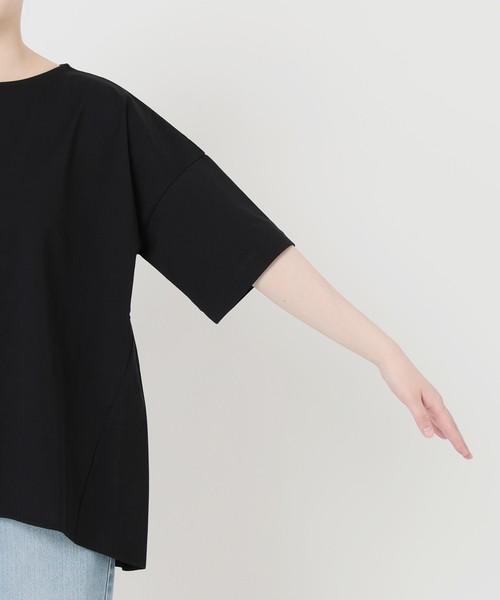 IENA（イエナ） tシャツ 半袖 「接触冷感」ボートネック オーバー