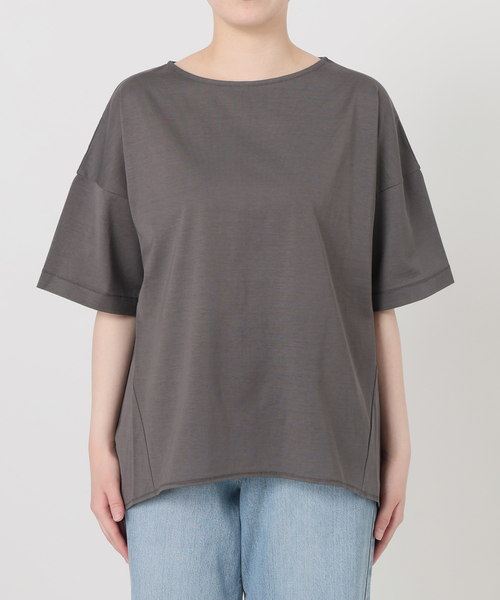 IENA（イエナ） tシャツ 半袖 「接触冷感」ボートネック オーバー