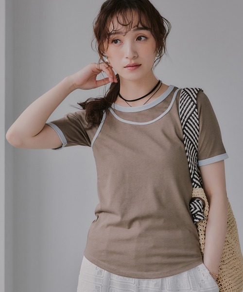 210nouve（トゥージュヌーヴ） uvカット tシャツ 半袖 「タンクセット
