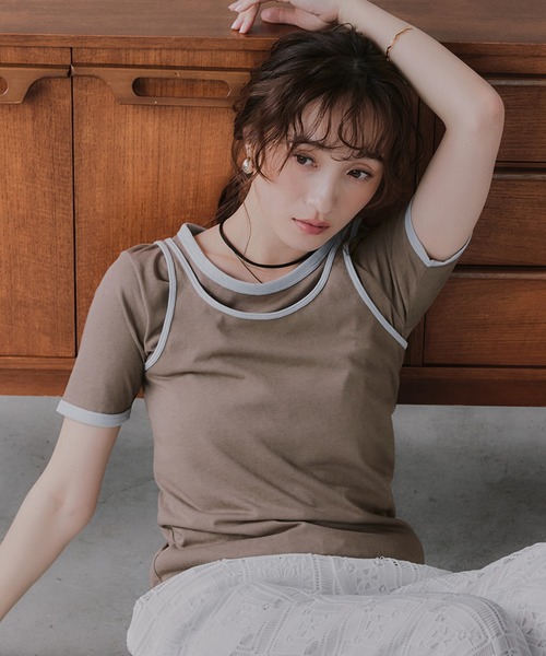 210nouve（トゥージュヌーヴ） uvカット tシャツ 半袖 「タンクセット