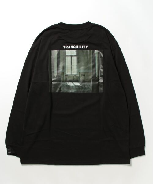 「Pledge」 長袖Tシャツ MEDIUM ホワイト メンズ_画像2