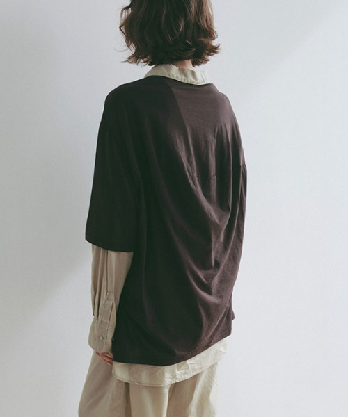 ETRE TOKYO（エトレトウキョウ） tシャツ エアリーコットンオーバー