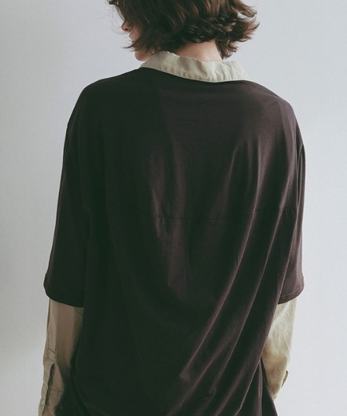ETRE TOKYO（エトレトウキョウ） tシャツ 半袖 エアリーコットン