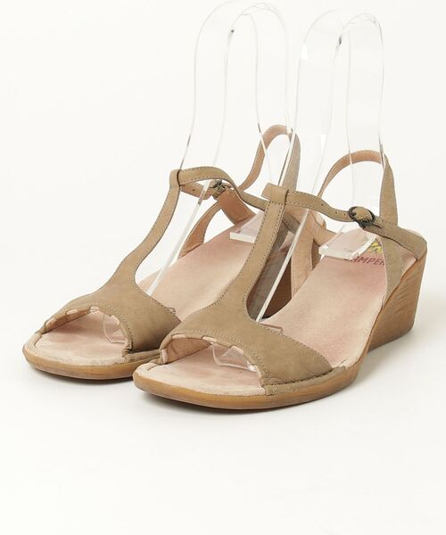 CAMPER（カンペール） ヒールサンダル 38 ベージュ レディース