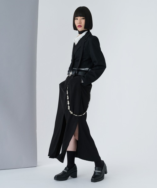 「Ellno de Mavie」 ロングスカート FREE ブラック レディース_画像5