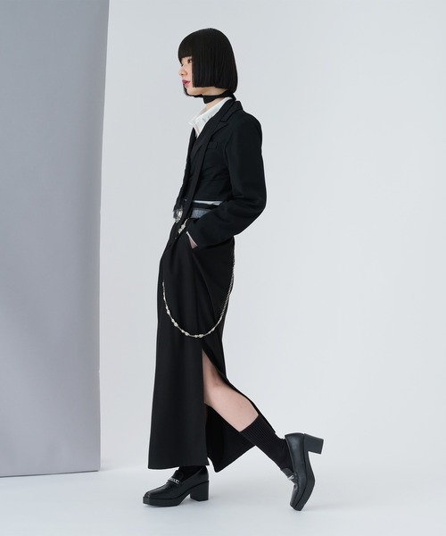 「Ellno de Mavie」 ロングスカート FREE ブラック レディース_画像8