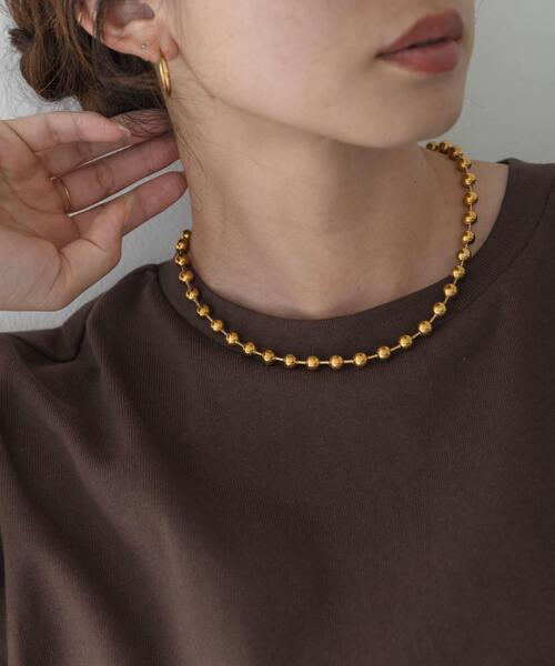 URBAN RESEARCH Sonny Label ネックレス ステンレスラージボール