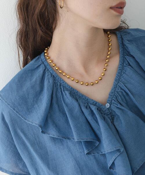 URBAN RESEARCH Sonny Label ネックレス ステンレスラージボール