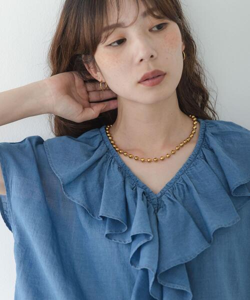 URBAN RESEARCH Sonny Label ネックレス ステンレスラージボール
