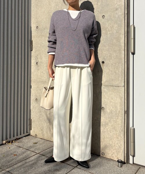 「Jena espace merveilleux」 イージーパンツ 2 ブラック レディース_画像5