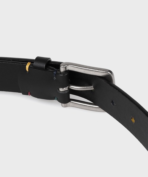 PS Paul Smith ベルト カラーステッチ レザーベルト「260706 CM