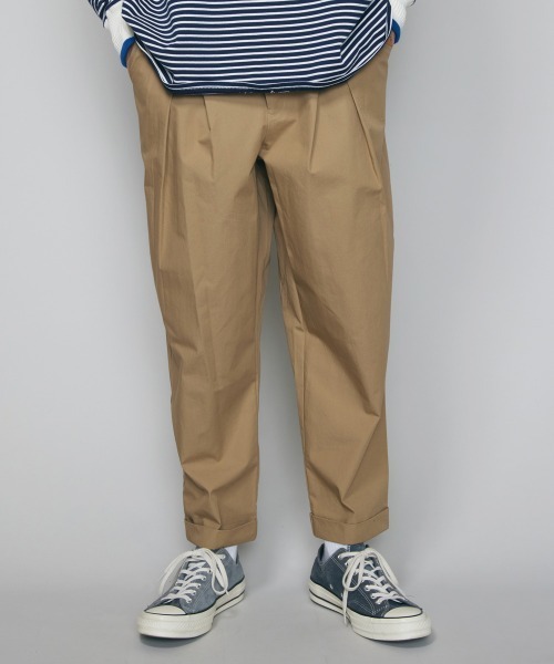 「rehacer」 チノパンツ LARGE スミクロ メンズ_画像2