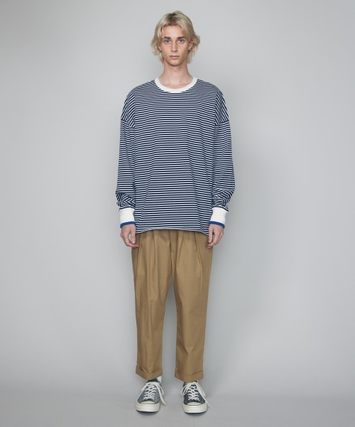 「rehacer」 チノパンツ LARGE スミクロ メンズ_画像7
