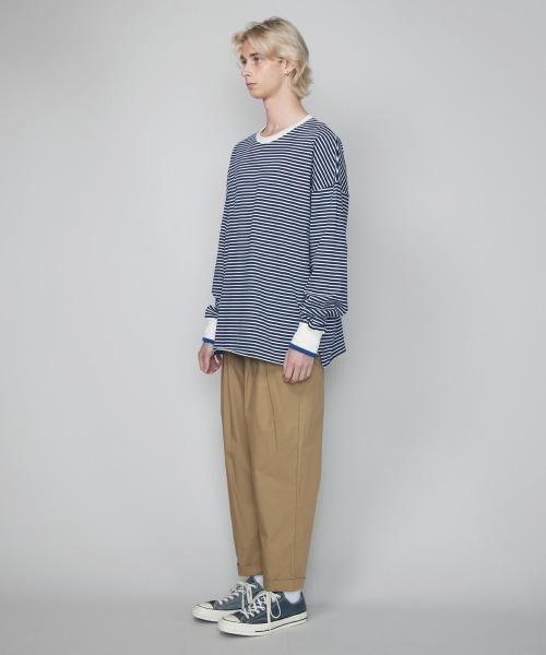 「rehacer」 チノパンツ LARGE スミクロ メンズ_画像8