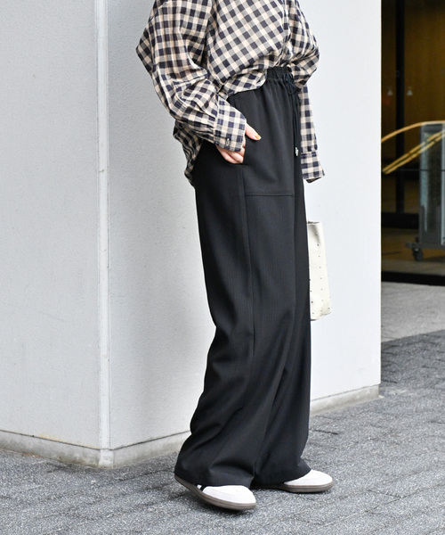 「JOURNAL STANDARD relume」 イージーパンツ 36 ブラック レディース_画像10