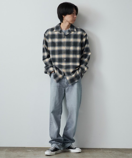 FIVEBROTHER（ファイブブラザー） シャツ チェックワンナップシャツ