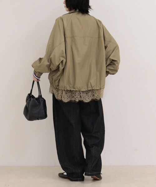 Fredy emue モッズコート ブラック 38未使用 fredy emue（フレディエミュ） ブルゾン アウター レース付き高密度